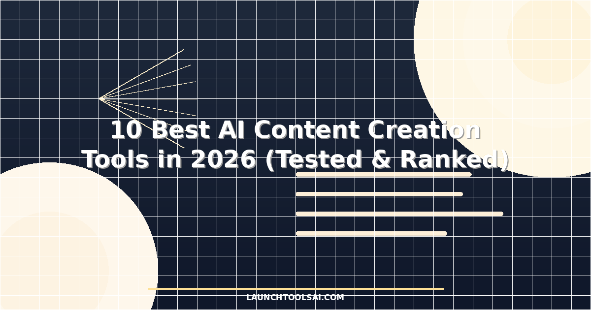 10 Best AI Content Creation Tools in 2026 (Tested & Ranked)