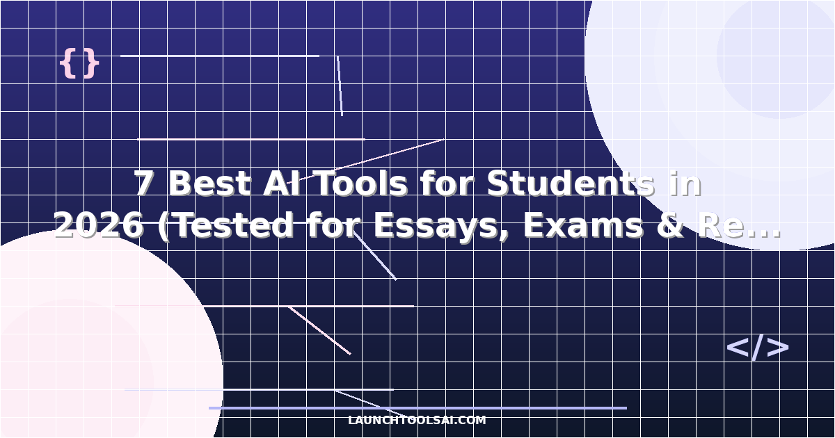 7 Best AI Tools for Students in 2026 (Tested for Essays, Exams & Research)