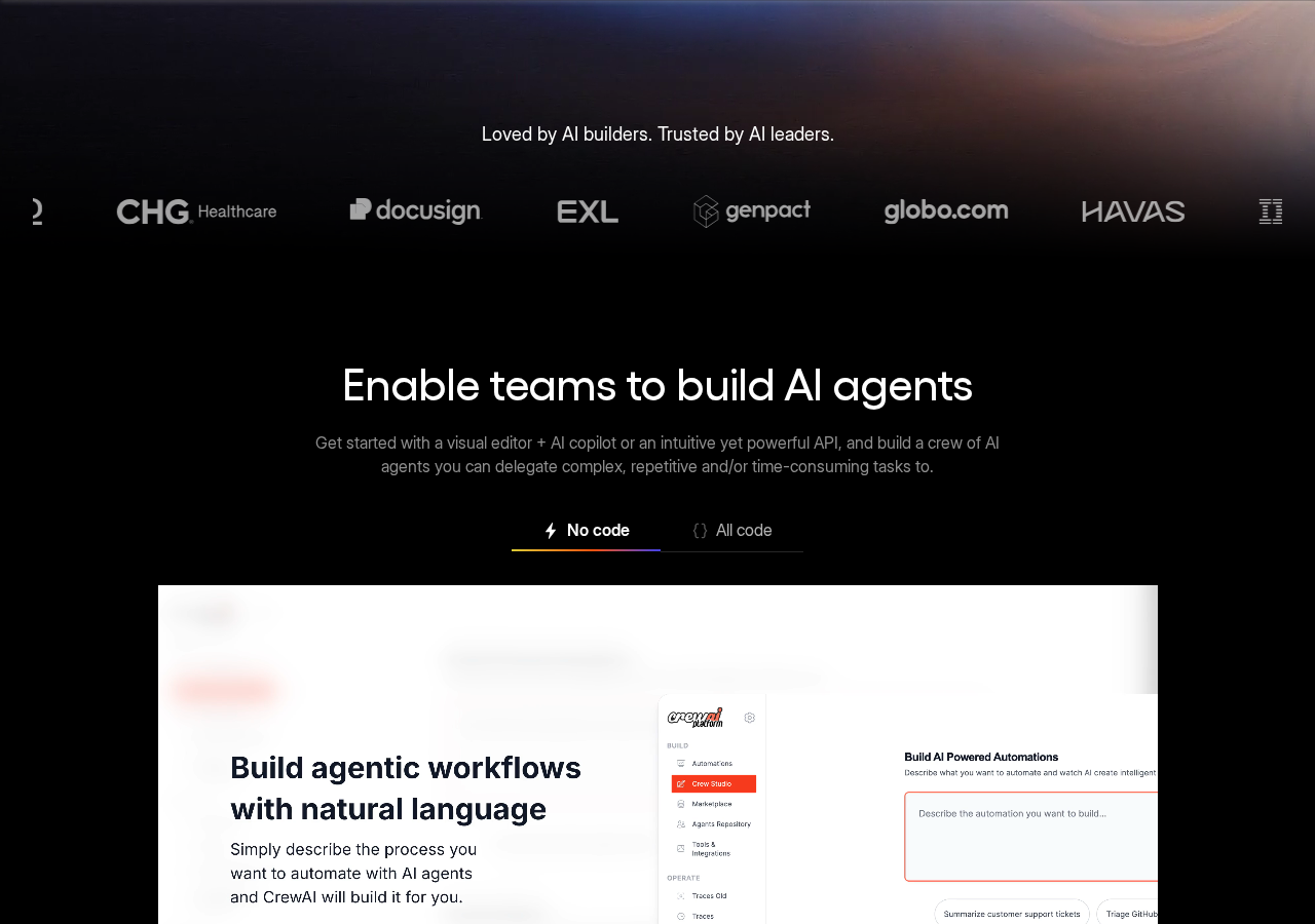 CrewAI features overview